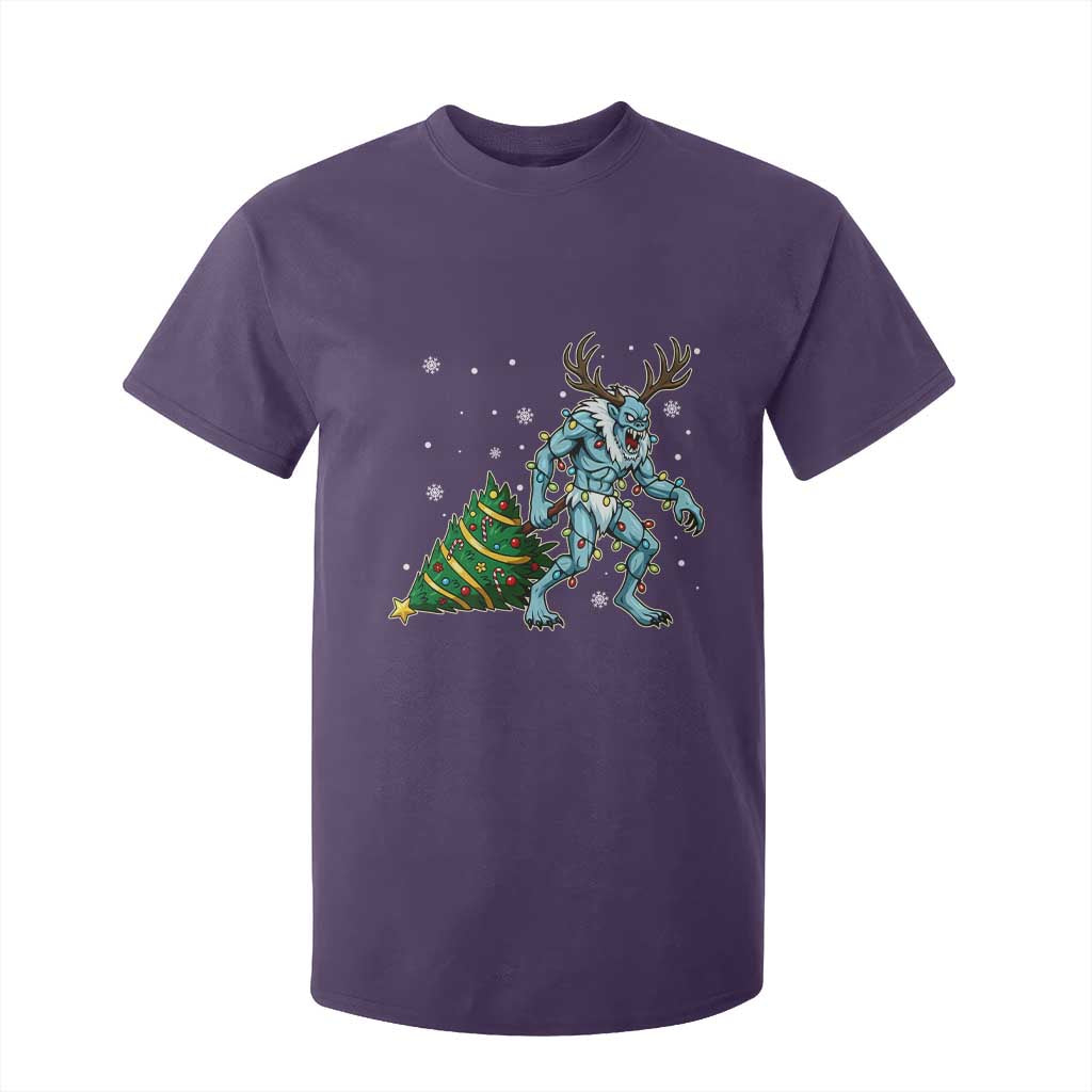 Wendigo Monster T Shirt For Kid Cryptid Mythical Christmas TS14 Purple Print Your Wear