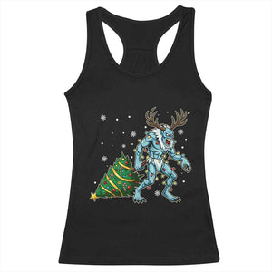 Wendigo Monster Racerback Tank Top Cryptid Mythical Christmas TS14 Black Print Your Wear
