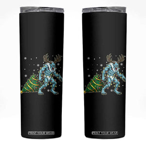 Wendigo Monster Skinny Tumbler Cryptid Mythical Christmas TS14 Black Print Your Wear