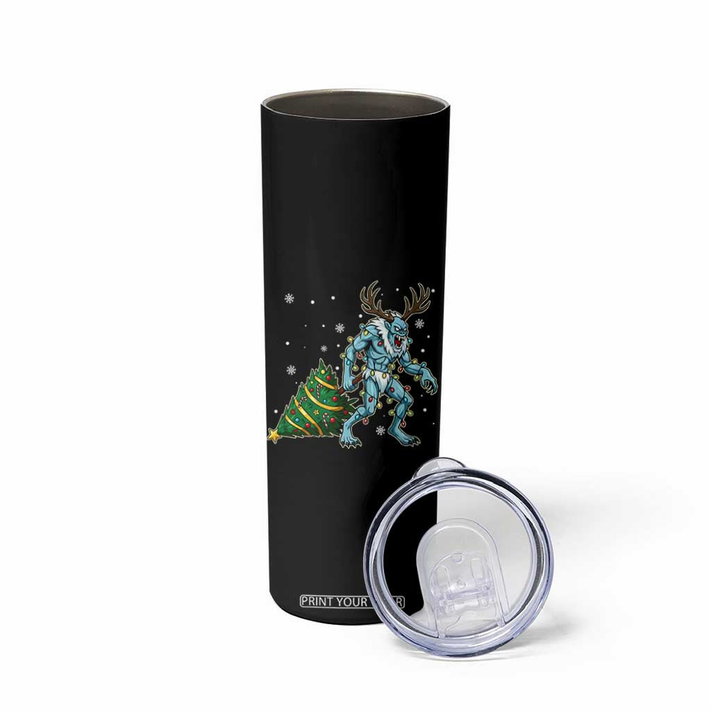 Wendigo Monster Skinny Tumbler Cryptid Mythical Christmas TS14 Print Your Wear