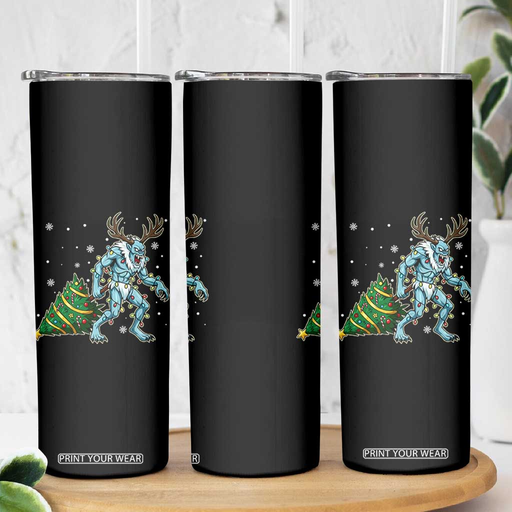 Wendigo Monster Skinny Tumbler Cryptid Mythical Christmas TS14 Print Your Wear
