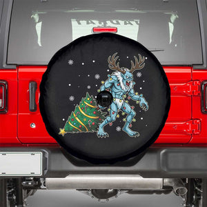 Wendigo Monster Spare Tire Cover Cryptid Mythical Christmas TS14 Black Print Your Wear