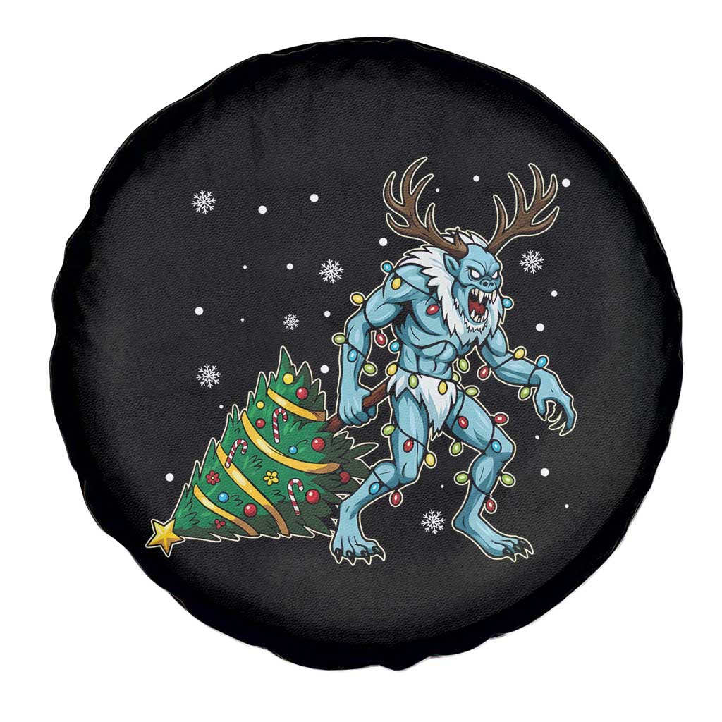 Wendigo Monster Spare Tire Cover Cryptid Mythical Christmas TS14 Print Your Wear