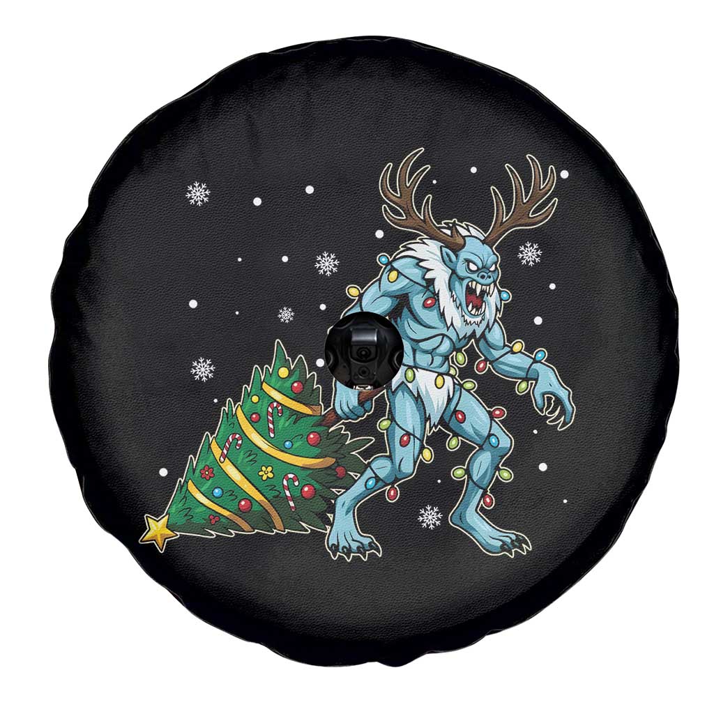 Wendigo Monster Spare Tire Cover Cryptid Mythical Christmas TS14 Print Your Wear