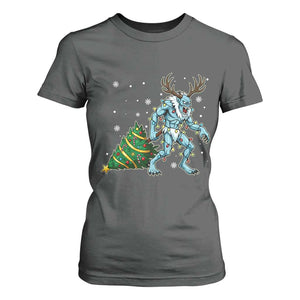 Wendigo Monster T Shirt For Women Cryptid Mythical Christmas TS14 Dark Heather Print Your Wear