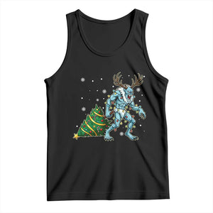 Wendigo Monster Tank Top Cryptid Mythical Christmas TS14 Black Print Your Wear