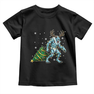 Wendigo Monster Toddler T Shirt Cryptid Mythical Christmas TS14 Black Print Your Wear