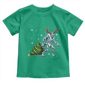 Wendigo Monster Toddler T Shirt Cryptid Mythical Christmas TS14 Irish Green Print Your Wear