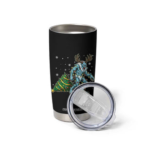 Wendigo Monster Tumbler Cup Cryptid Mythical Christmas TS14 Print Your Wear