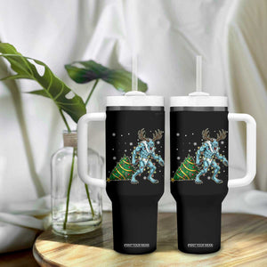 Wendigo Monster Tumbler With Handle Cryptid Mythical Christmas TS14 Print Your Wear