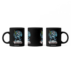 Funny Wendigo Monster Christmas Coffee Mug Rock On Hand Meme Xmas TS14 Print Your Wear