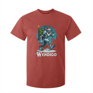 Funny Wendigo Monster Christmas T Shirt For Kid Rock On Hand Meme Xmas TS14 Red Print Your Wear