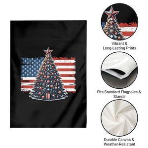 Patriotic American Flag Christmas Garden Flag TS14 Print Your Wear