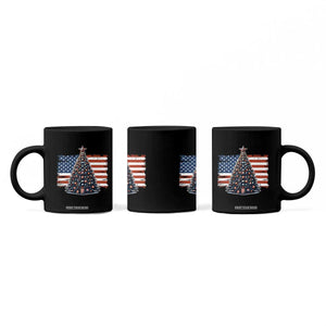 Patriotic American Flag Christmas Coffee Mug TS14 Print Your Wear