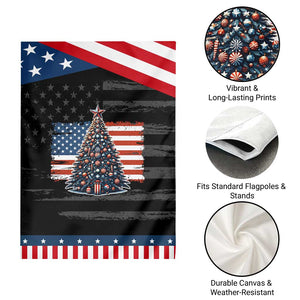 Patriotic American Flag Christmas Garden Flag TS14 Print Your Wear