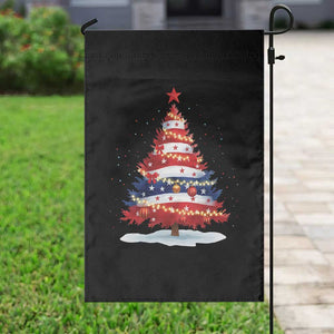 Christmas Tree American Flag Patriotic Garden Flag TS14 Print Your Wear
