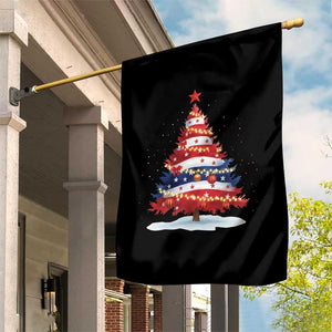 Christmas Tree American Flag Patriotic Garden Flag TS14 Print Your Wear