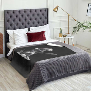 Funny Cat Guitar Throw Blanket Rock and Roll Christmas TS14 Print Your Wear