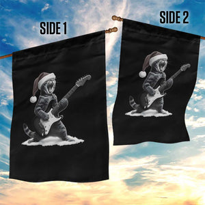 Funny Cat Guitar Garden Flag Rock and Roll Christmas TS14 Print Your Wear