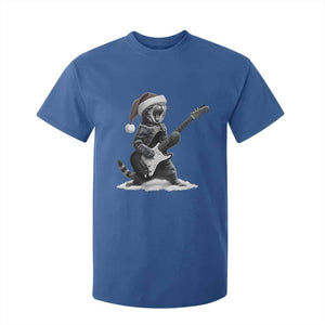 Funny Cat Guitar T Shirt For Kid Rock and Roll Christmas TS14 Royal Blue Print Your Wear