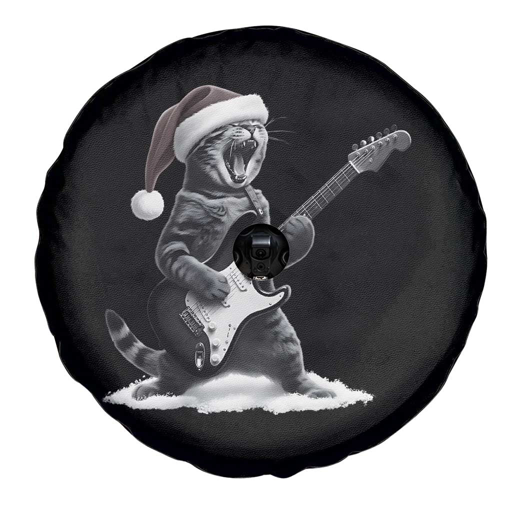 Funny Cat Guitar Spare Tire Cover Rock and Roll Christmas TS14 Print Your Wear