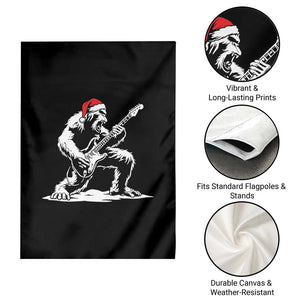 Funny Bigfoot Guitar Garden Flag Rock and Roll Christmas TS14 Print Your Wear