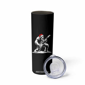 Funny Bigfoot Guitar Skinny Tumbler Rock and Roll Christmas TS14 Print Your Wear