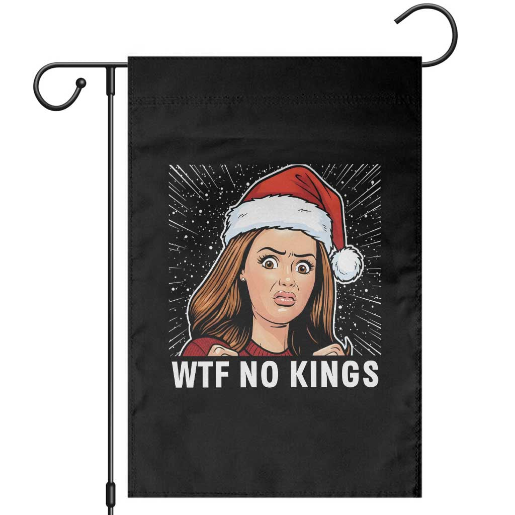 No Kings Garden Flag Funny Doll Face Meme Christmas TS14 Black Print Your Wear