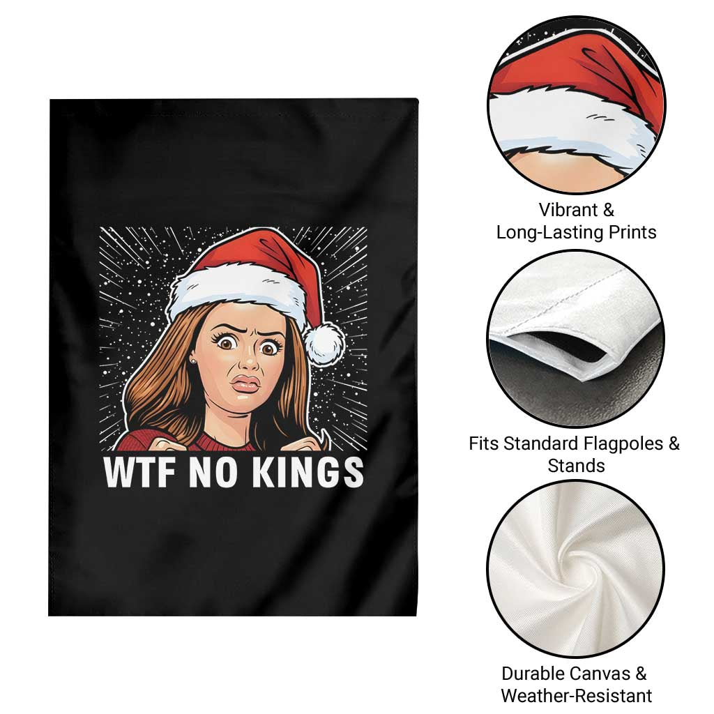 No Kings Garden Flag Funny Doll Face Meme Christmas TS14 Print Your Wear