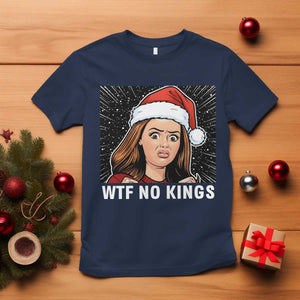 No Kings T Shirt Funny Doll Face Meme Christmas TS14 Navy Print Your Wear