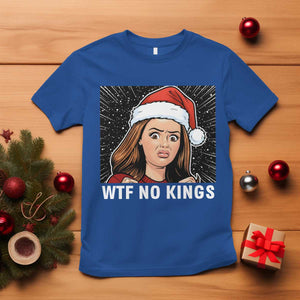 No Kings T Shirt Funny Doll Face Meme Christmas TS14 Royal Blue Print Your Wear