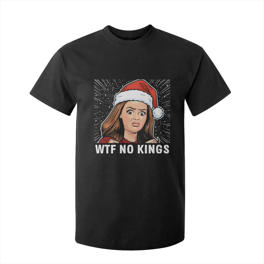 No Kings T Shirt For Kid Funny Doll Face Meme Christmas TS14 Black Print Your Wear