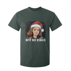 No Kings T Shirt For Kid Funny Doll Face Meme Christmas TS14 Dark Forest Green Print Your Wear