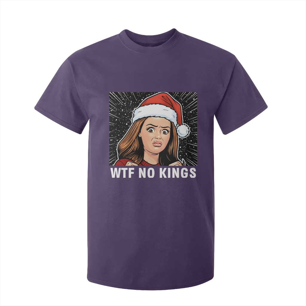 No Kings T Shirt For Kid Funny Doll Face Meme Christmas TS14 Purple Print Your Wear