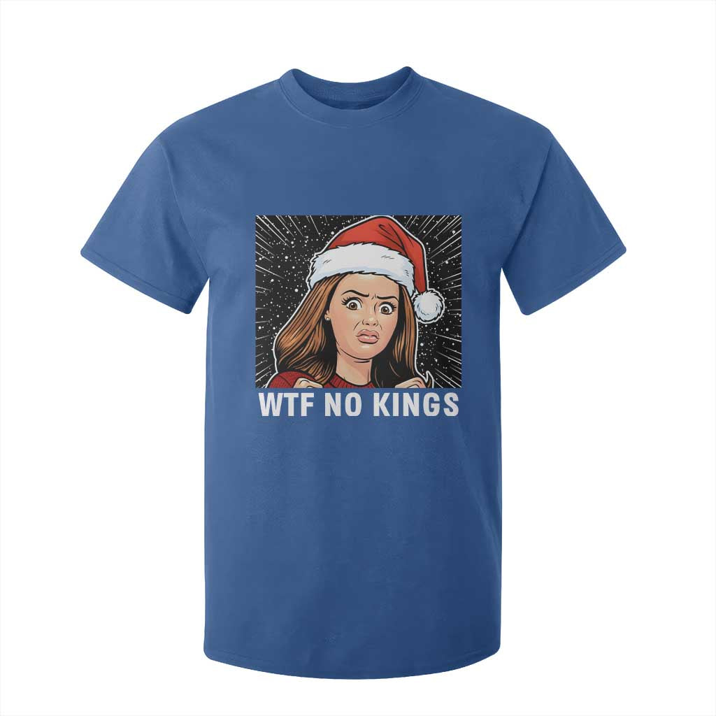No Kings T Shirt For Kid Funny Doll Face Meme Christmas TS14 Royal Blue Print Your Wear