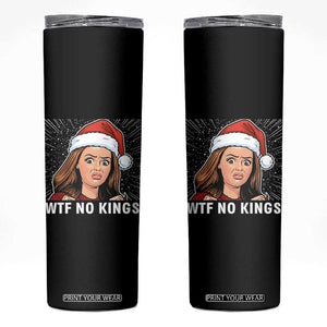 No Kings Skinny Tumbler Funny Doll Face Meme Christmas TS14 Black Print Your Wear