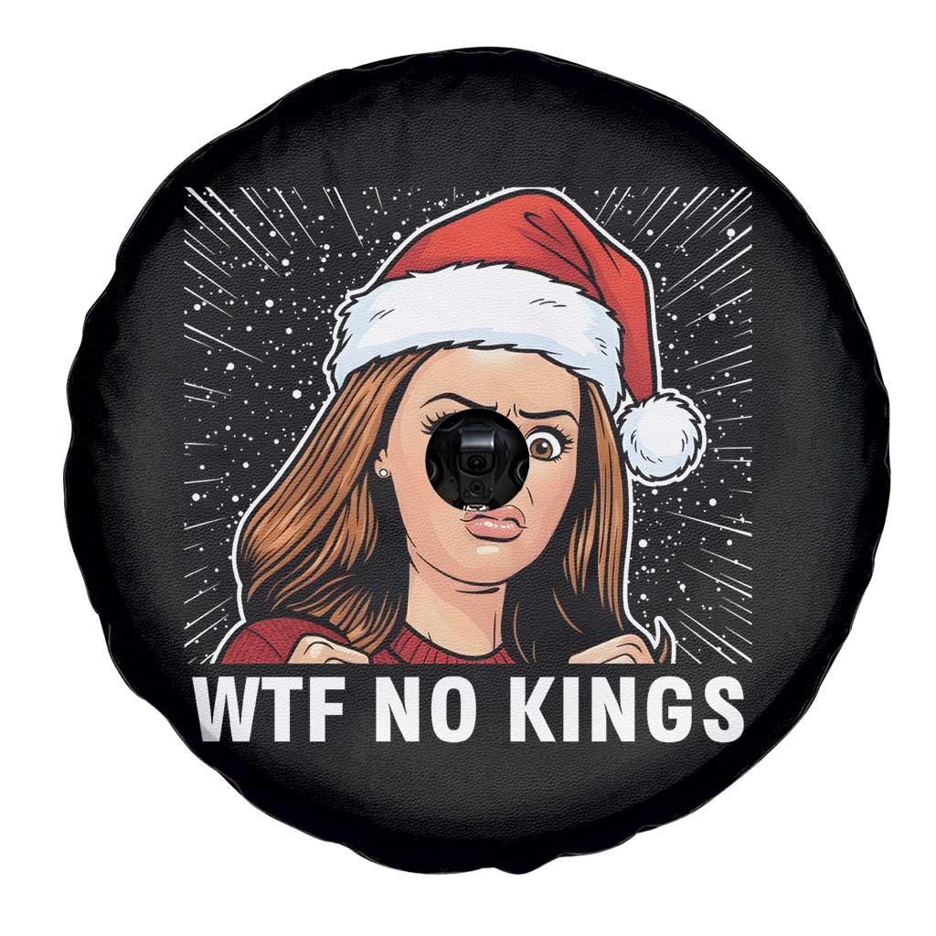 No Kings Spare Tire Cover Funny Doll Face Meme Christmas TS14 Print Your Wear
