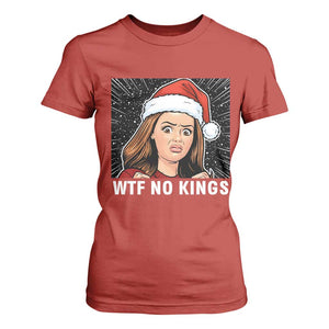 No Kings T Shirt For Women Funny Doll Face Meme Christmas TS14 Red Print Your Wear