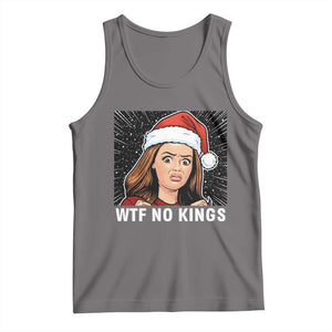 No Kings Tank Top Funny Doll Face Meme Christmas TS14 Deep Heather Print Your Wear