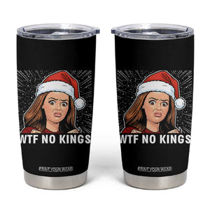 No Kings Tumbler Cup Funny Doll Face Meme Christmas TS14 Black Print Your Wear