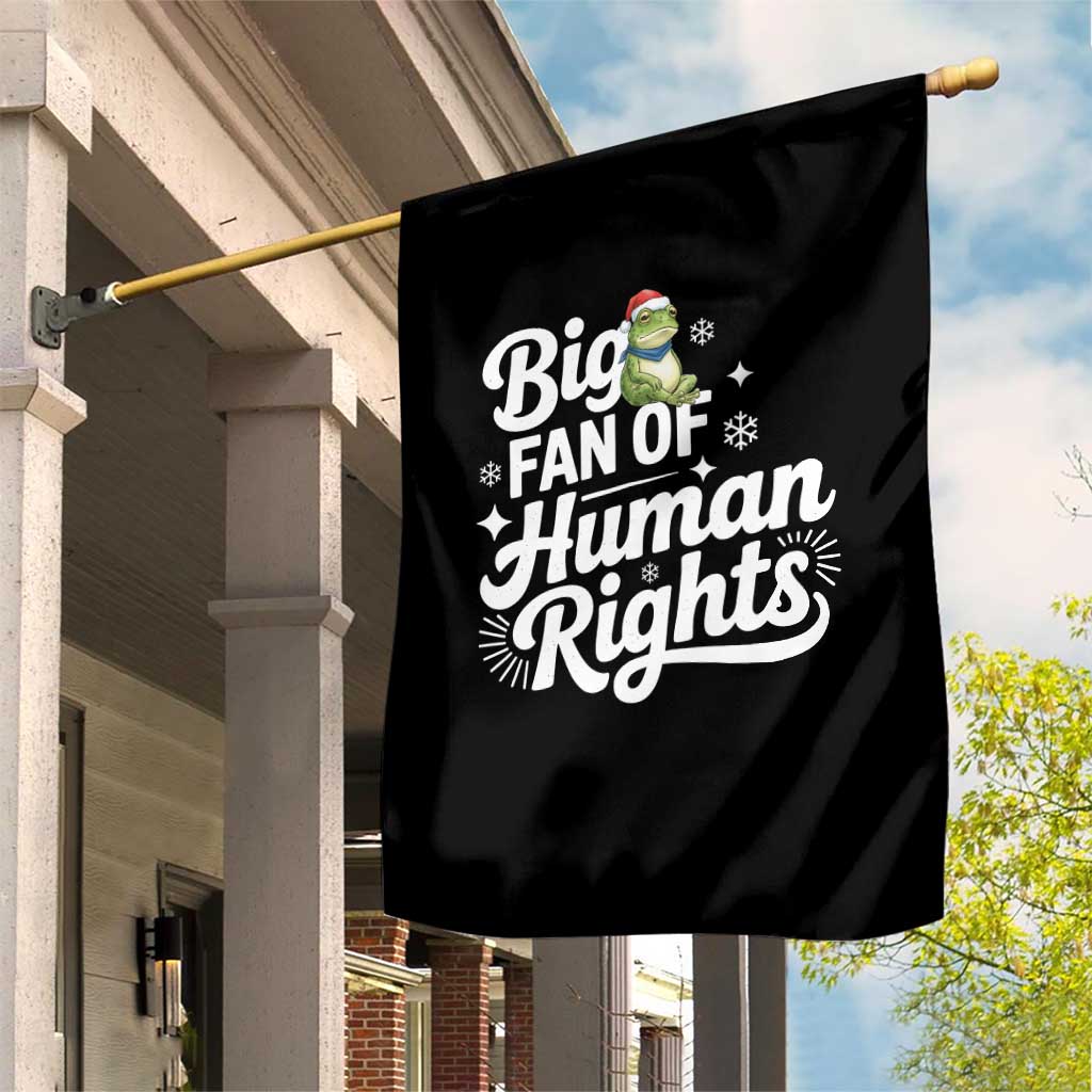 Resist Frog Christmas Garden Flag Big Fan Of Human Rights Political Meme TS14 Print Your Wear