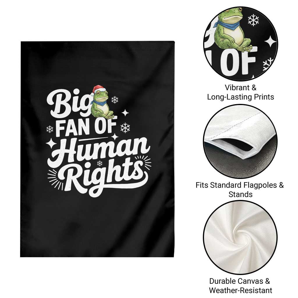 Resist Frog Christmas Garden Flag Big Fan Of Human Rights Political Meme TS14 Print Your Wear