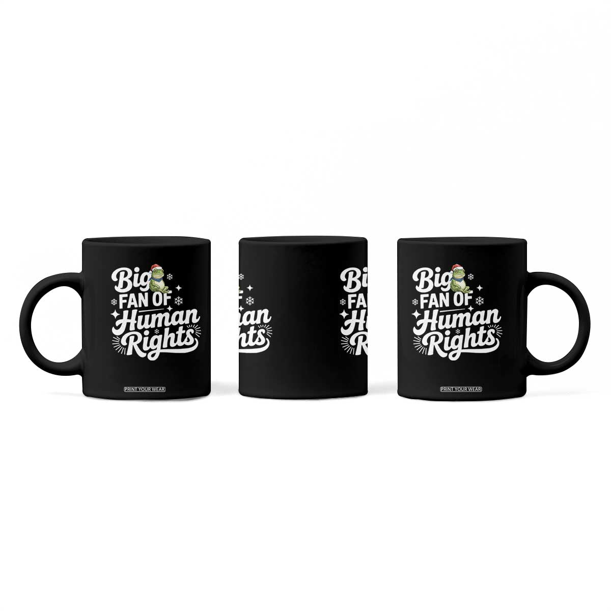 Resist Frog Christmas Coffee Mug Big Fan Of Human Rights Political Meme TS14 Print Your Wear