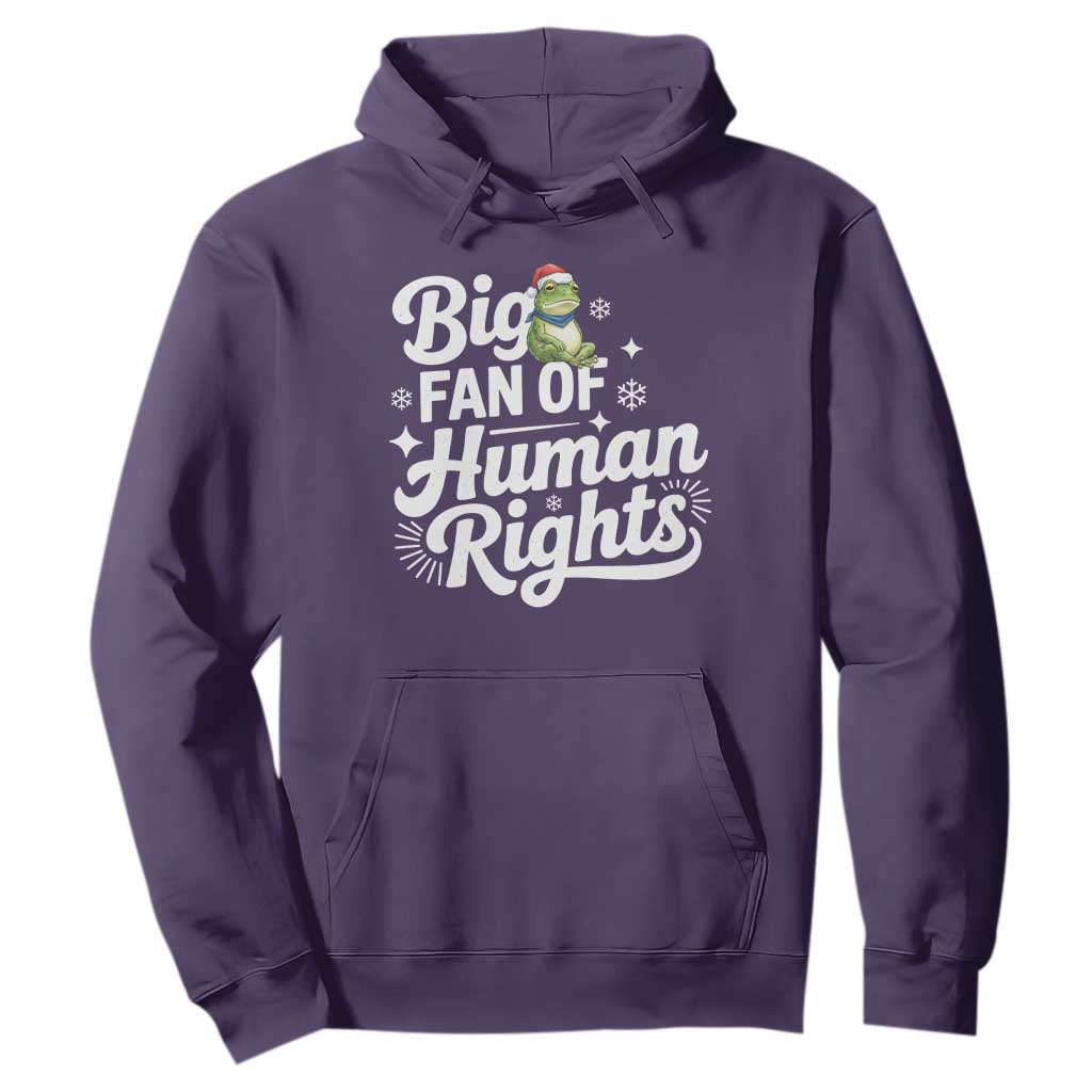 Resist Frog Christmas Hoodie Big Fan Of Human Rights Political Meme TS14 Purple Print Your Wear