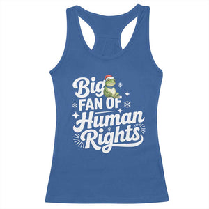 Resist Frog Christmas Racerback Tank Top Big Fan Of Human Rights Political Meme TS14 Royal Blue Print Your Wear