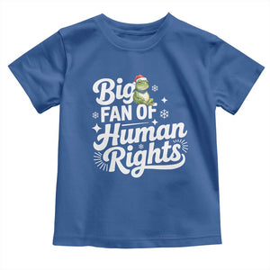 Resist Frog Christmas Toddler T Shirt Big Fan Of Human Rights Political Meme TS14 Royal Blue Print Your Wear