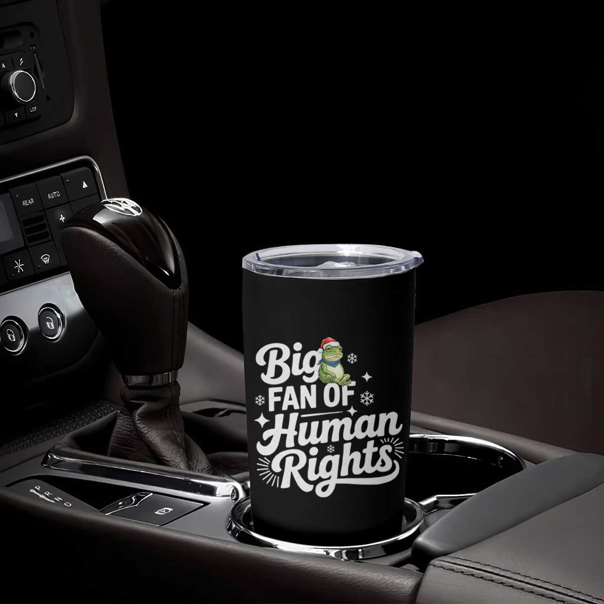 Resist Frog Christmas Tumbler Cup Big Fan Of Human Rights Political Meme TS14 Print Your Wear