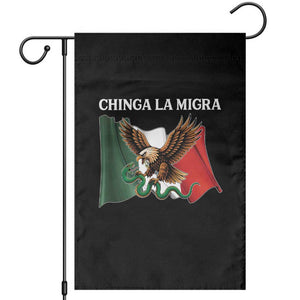 Immigration Rights Protest Garden Flag Chinga La Migra Anti Fascism TS14 Black Print Your Wear