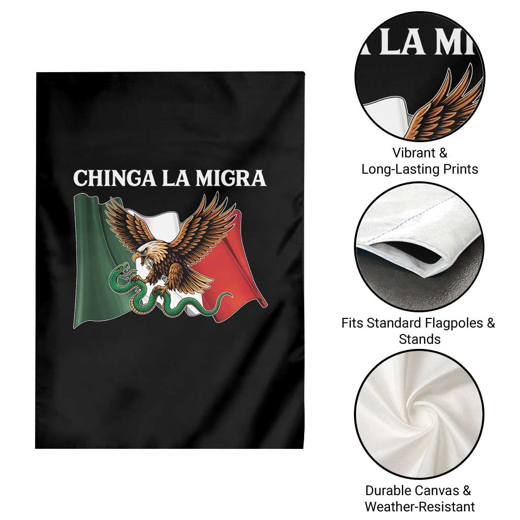 Immigration Rights Protest Garden Flag Chinga La Migra Anti Fascism TS14 Print Your Wear