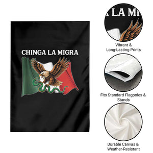 Immigration Rights Protest Garden Flag Chinga La Migra Anti Fascism TS14 Print Your Wear
